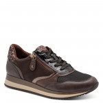 Jana női fűzős cipzáras sneaker félcipő mokka színű 23774-43-304 07868 Női Jana