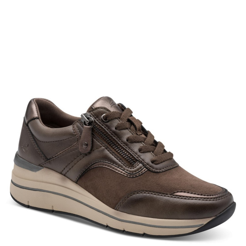 Jana női fűzős cipzáras sneaker félcipő 23790-47-231 07869