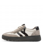 Tamaris Comfort fűzős-cipzáras szürke kombi női sneaker 83729-45-204 07876