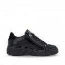 Rieker Revolution női fűzős metál lakkbőr sneaker félcipő W2601-00
