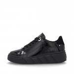 Rieker Revolution női fűzős metál lakkbőr sneaker félcipő W2601-00