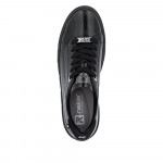 Rieker Revolution női fűzős metál lakkbőr sneaker félcipő W2601-00