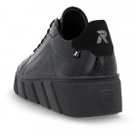 Rieker Revolution női fűzős metál lakkbőr sneaker félcipő W2601-00