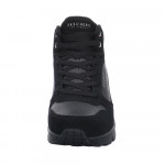 Skechers Uno Stacre Shine fekete női bokacipő 177181-BBK
