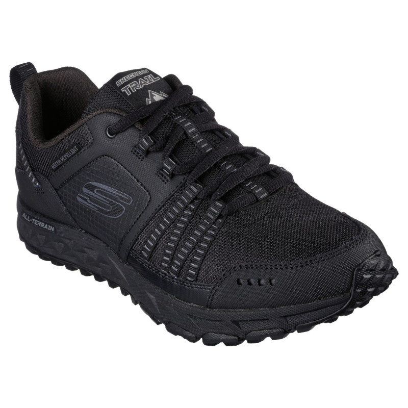 Skechers Escape Plan fekete férfi fűzős sport félcipő 51591-BBK