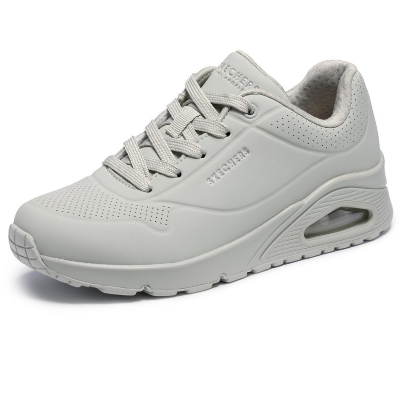 Skechers Uno Stand On Air női fűzős törtfehér sneaker cipő 73690-OFWT