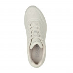 Skechers Uno Stand On Air női fűzős törtfehér sneaker cipő 73690-OFWT
