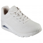Skechers Uno Stand On Air női fűzős törtfehér sneaker cipő 73690-OFWT
