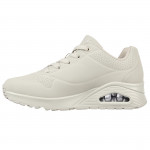 Skechers Uno Stand On Air női fűzős törtfehér sneaker cipő 73690-OFWT