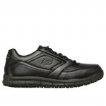 Skechers Nampa SR fekete férfi fűzős sportos munkacipő 77156EC-BLK