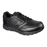 Skechers Nampa SR fekete férfi fűzős sportos munkacipő 77156EC-BLK
