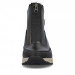 Rieker női sportos elöl cipzáros barna kombi bokacipő N9381-60