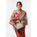 Anekke BLOSSOM közepes  bézs kombi shopper válltáska 43712-422