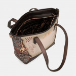 Anekke BLOSSOM közepes  bézs kombi shopper válltáska 43712-422