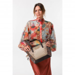 Anekke BLOSSOM közepes  bézs kombi shopper válltáska 43712-422